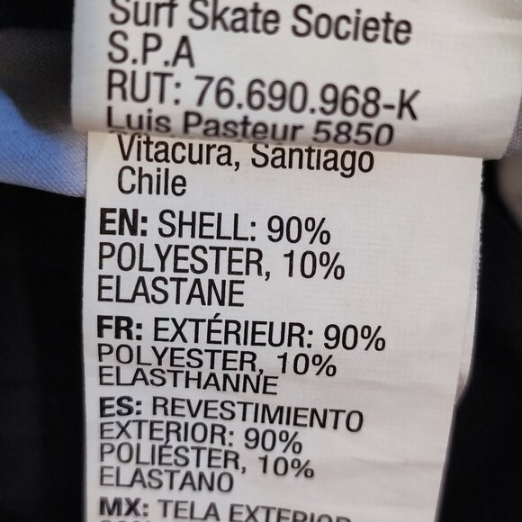 Quiksilver board short men's size 29 blue white stripes Dryflight - Picture 8 of 16